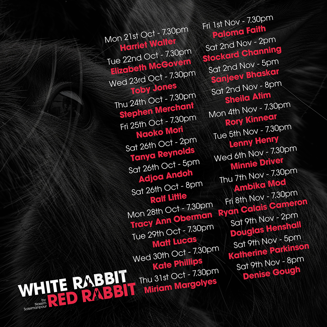 White Rabbit Red Rabbit - Cheap Theatre Tickets - Soho Place Theatre ...