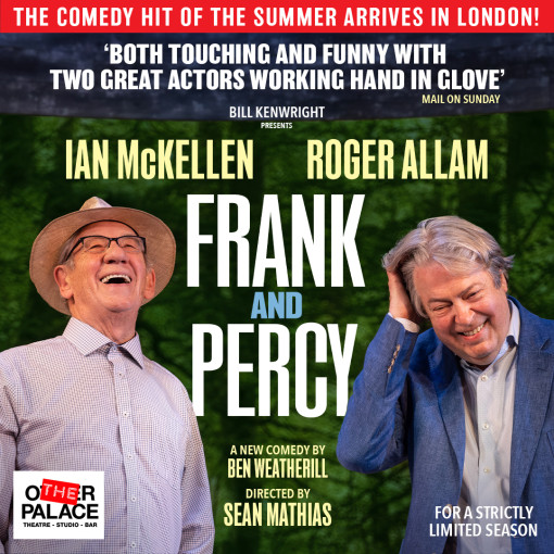 Ian McKellen & Roger Allam in Frank and Percy to open at The Other Palace