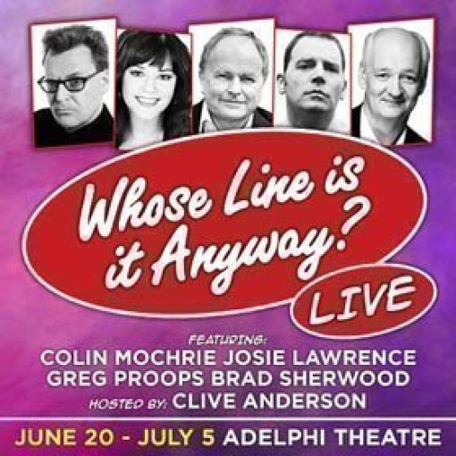 Whose line is it anyway?... Live
