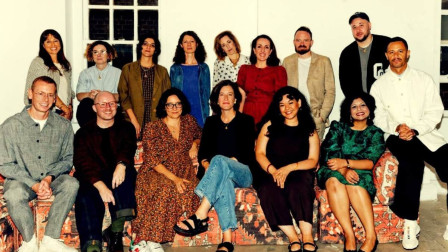 The inaugural Imogen Kinchin Fellows with their mentors. Photo by Nadia Meli
