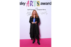 Liz Light of Stage2 Youth Theatre with her Arts Hero award at the Sky Arts Awards 2026