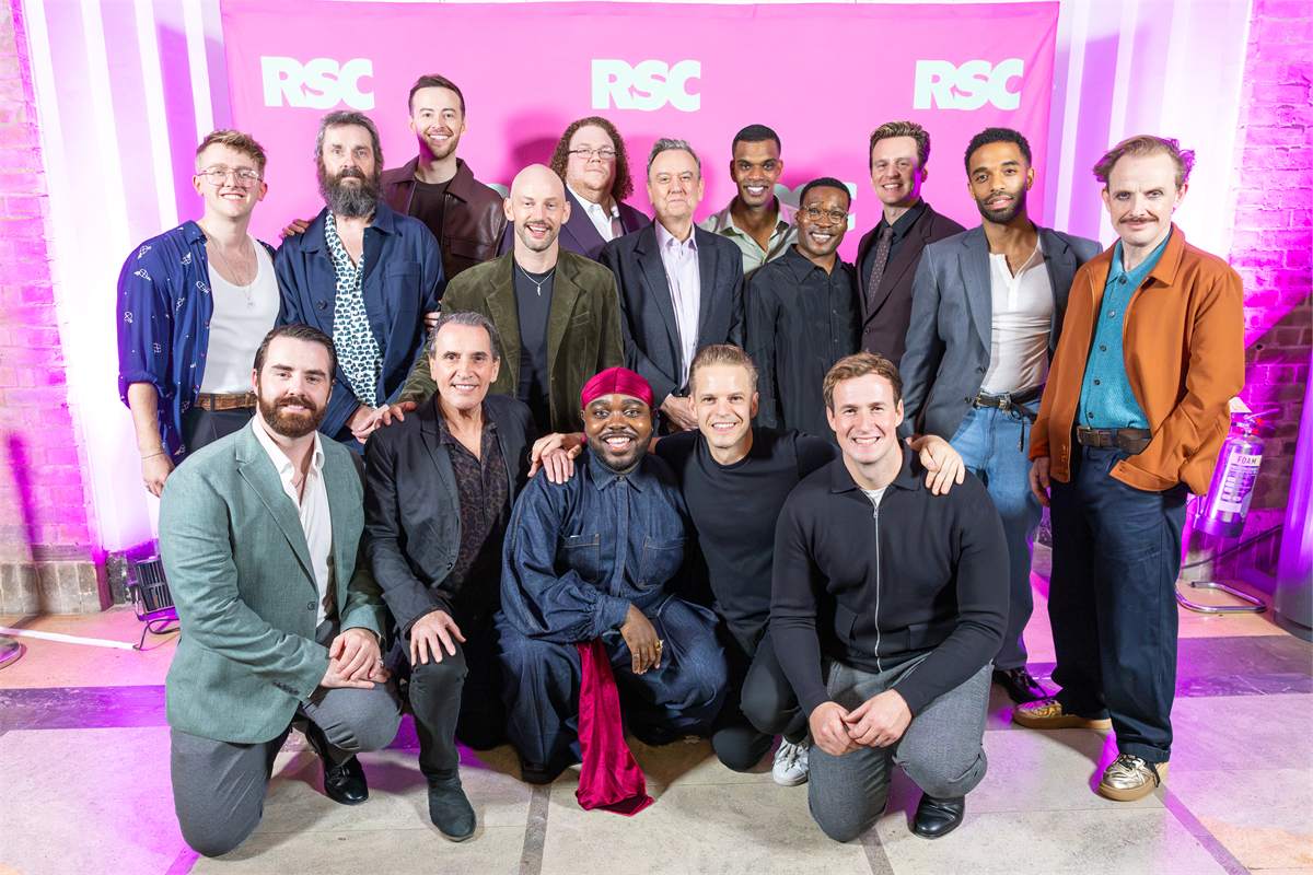 The company and creative team of As You Like It at the RSC press night in Stratford-upon-Avon