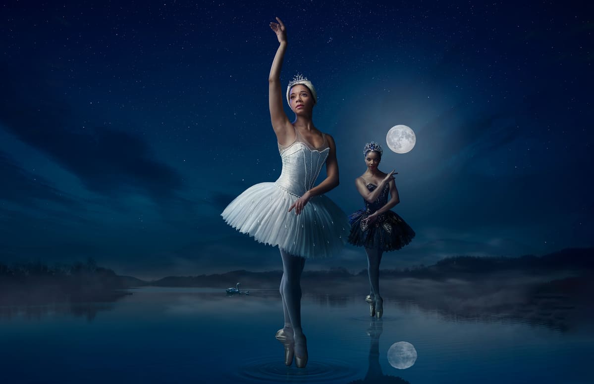 Swan Lake 2026 - Céline Gittens as Odette and Odile © Manvir Rai