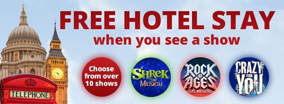Free hotel stay when you see a show