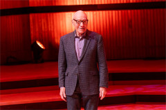Sir Patrick Stewart on stage at the Royal Festival Hall, London, in October 2023. Photo: Raph_PH, CC BY 2.0, via Wikimedia Commons