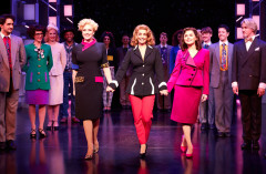 9 TO 5 THE MUSICAL. Natalie McQueen 'Doralee Rhodes', Louise Redknapp 'Violet Newstead' and Amber Davies 'Judy Bernly. Photo Simon Turtle