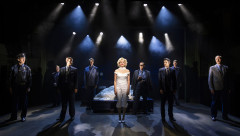 Pixie Lott as Marilyn Monroe in Who Killed Marilyn? at the Emerald Theatre. Photo: Pamela Raith