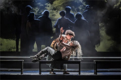 Jordan Loughran and François Testory in A Tale of Two Cities. Photo by Marc Brenner