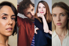 Janette Manrara, Rupert Young, Juliet Cowan and Wallis Currie-Wood, who join the cast of Affluenza at Riverside Studios