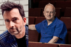 David Tennant (left) and Almeida Theatre artistic director Dominic Cooke. Photo of Dominic Cooke by Philip Sinden