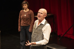 Tim Crouch and Gwyneth Keyworth in An Oak Tree at The Other Palace
