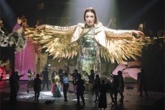 An ensemble scene from ENO's Angel's Bone at the London Coliseum. Photo by Tristram Kenton