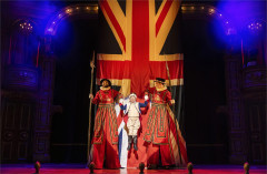 Fergus Rattigan as General Tom Thumb. Photo by Pamela Raith