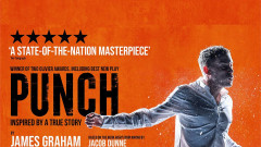 Artwork for Punch by James Graham, which plays the Belgrade Theatre in April 2027
