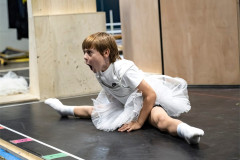 Dalton Jones (Michael) in rehearsal for Billy Elliot the Musical. Photo by Foteini Christofilopoulou