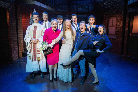 The company of Blood Brothers on the autumn 2026 UK tour. Photo by Jack Merriman