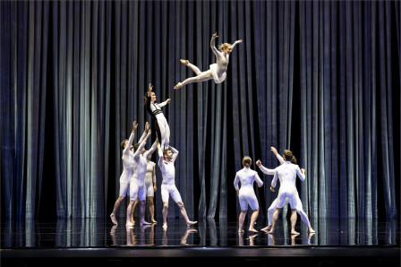 Circa in Duck Pond, the circus company's reworking of Swan Lake, which plays Brighton Dome Concert Hall at Christmas. Photo by Pia Johnson