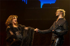 Faye Brookes and Ryan Carter in Burlesque the Musical. Photo by Rosie Moore, The Social Sort