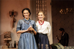 Vinette Robinson and Kristin Scott Thomas in The Cherry Orchard. Photo by Johan Persson