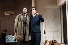 Jack Riddiford and Stephen Mangan in The Cherry Orchard. Photo by Johan Persson