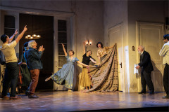 The company of The Cherry Orchard at the Harold Pinter Theatre. Photo by Johan Persson