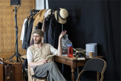 Jack Riddiford in rehearsal for The Cherry Orchard. Photo by Johan Persson