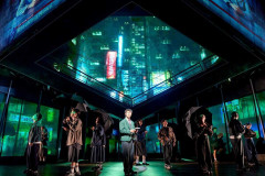 The company of Death Note: The Musical at the Barbican Theatre