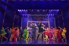 Matt Henry and the company of The Devil Wears Prada The Musical. Photo by Matt Crockett