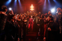 The company of The Devil Wears Prada The Musical at the Dominion Theatre
