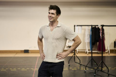 Dominic Andersen in rehearsal for The Devil Wears Prada The Musical. Photo by Matt Crockett