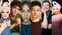 The six-strong cast of Dick Whittington and His Cat at the King’s Head Theatre