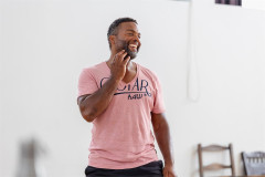 Ray Fearon in rehearsals for Fences. Photo by Tyler Fayose