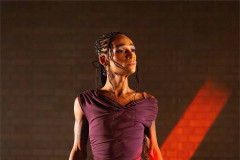 Alex Thomas-Smith in for colored girls at The Yard Theatre. Photo by Camilla Greenwell