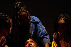 Cherrelle Skeete in for colored girls at The Yard Theatre. Photo by Camilla Greenwell