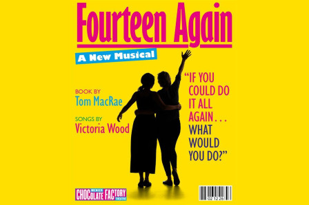 Artwork for Fourteen Again at the Menier Chocolate Factory