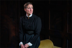 Flora Montgomery as Helene Alving in Ghosts at Jermyn Street Theatre. Photo by David Monteith-Hodge