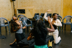A scene from Girls being rehearsed at the Young Vic
