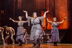 Melanie Bright, Spike Maxwell and Lauran Rae in Hadestown. Photo by Brinkhoff-Moegenburg