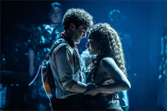 Donal Finn and Grace Hodgett-Young in Hadestown at the Lyric Theatre, original West End cast. Photo by Marc Brenner