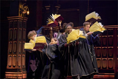 Hasia Akwaboah as Rose Granger-Weasley with the company of Harry Potter and the Cursed Child. Photo by Manuel Harlan