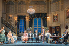 The company of Hay Fever at Wyndham's Theatre. Photo by Marc Brenner