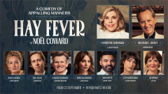 Hay Fever full cast announcement artwork for Wyndham's Theatre. Photos by Oliver Rosser