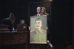A scene from Holy Fool at Park Theatre. Photo by Mark Douet