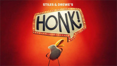 Artwork for Stiles and Drewe’s Honk! at the Barn Theatre, Cirencester