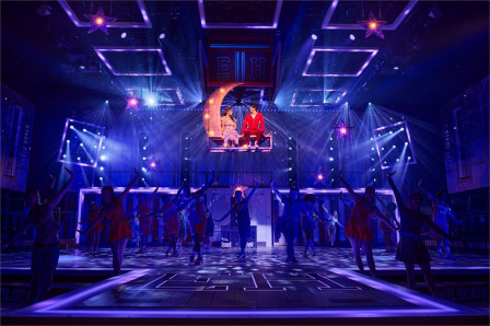 Leonor Correia, Tobias Turley and the company of Disney’s High School Musical. Photo by Matt Crockett