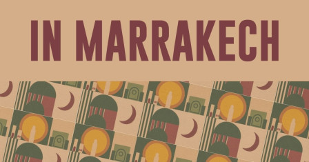 Artwork for In Marrakech, a new musical by Kate Marlais and Alex Young