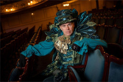 Shaun Dalton as Fleshcreep in the auditorium of Blackpool Grand Theatre
