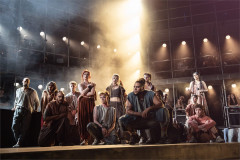 The ensemble of Jesus Christ Superstar at the London Palladium. Photo by Johan Persson