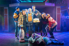 The Kimberly Akimbo company in performance. Photo by Marc Brenner