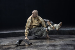 Max Revell as the Fool. Photo by Johan Persson